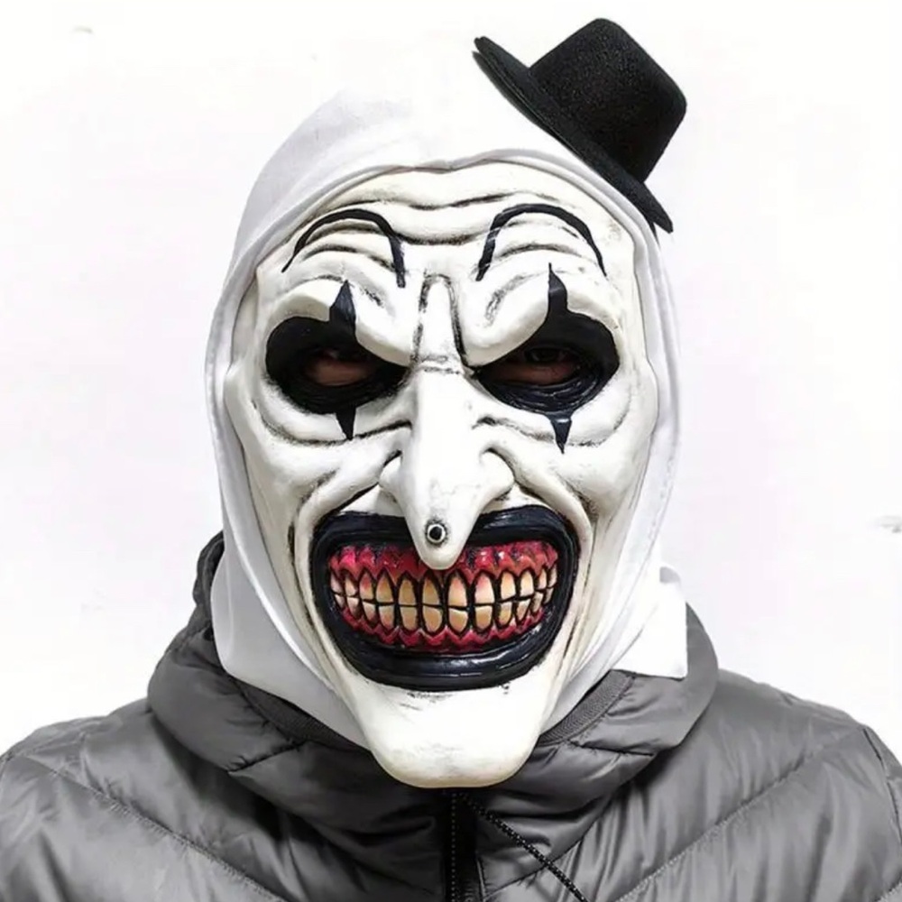 Art The 🤡 Clown Creepy Clown Mask with Hat
